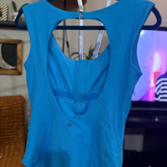 Athleta Blue Women's One Piece Swimsuit - Picture 7 of 11